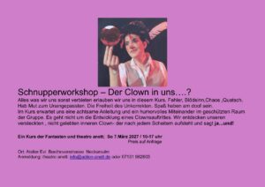 Infoblatt Clownsworkshop 7. März F+ theatro anett JPG